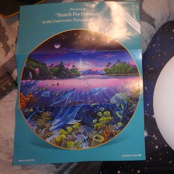 Search For Harmony by Robert Lyn Nelson 1991 Underwater Paradise Collection - Picture 2 of 5